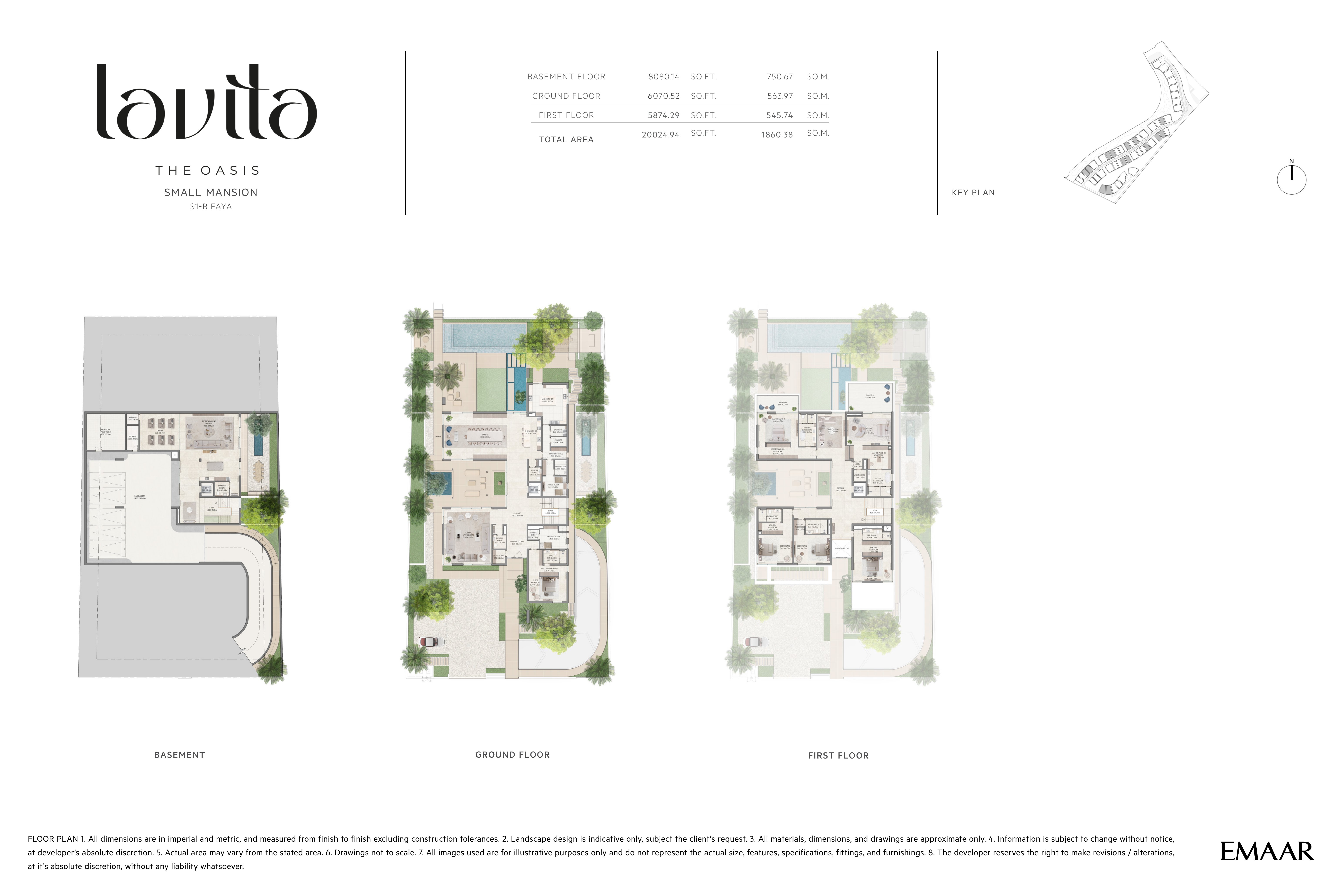 Lavita Signature S1-B Faya floor plan — All floors — new release